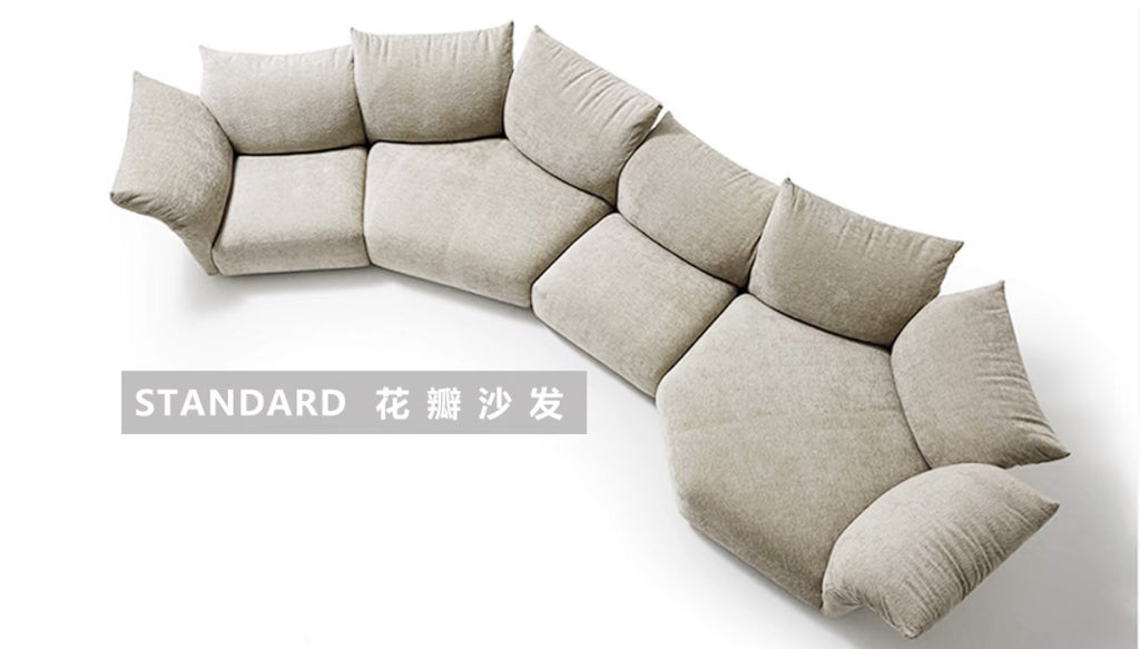 standard sofa-blossom couch Minimalist sofa Sectional for living room
