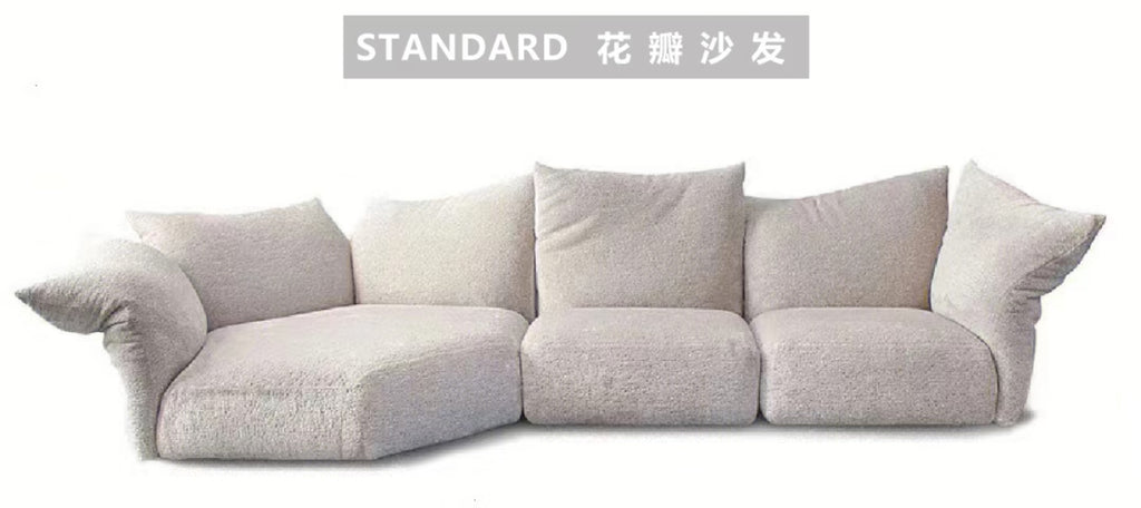 standard sofa-blossom couch Minimalist sofa Sectional for living room